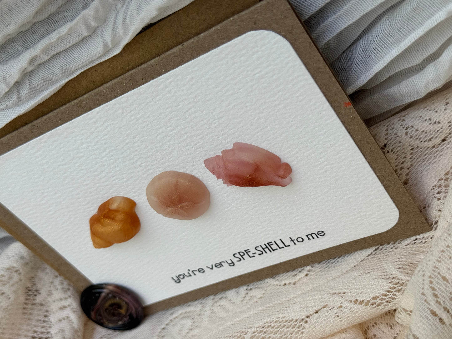 "You’re very SPE-SHELL to me." - Card