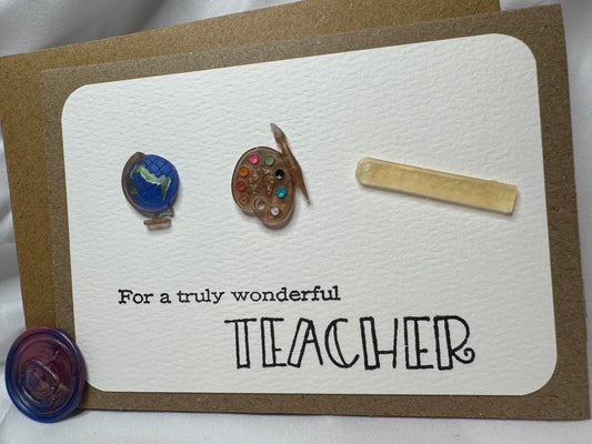 Truly Wonderful - Teacher- Card