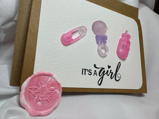 It’s A Girl - Baby - Card