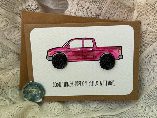 Birthday Card - Truck