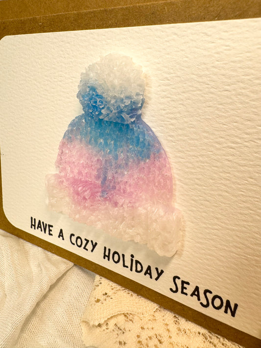 Snowball Hat - Holiday - Card