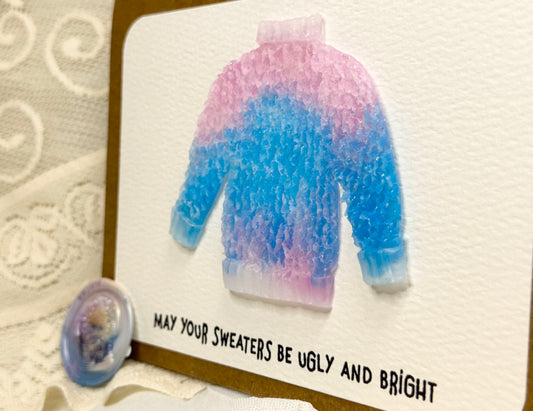Sweater - “Ugly and Bright” Holiday - Card