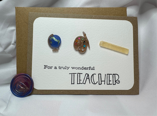 Truly Wonderful - Teacher- Card
