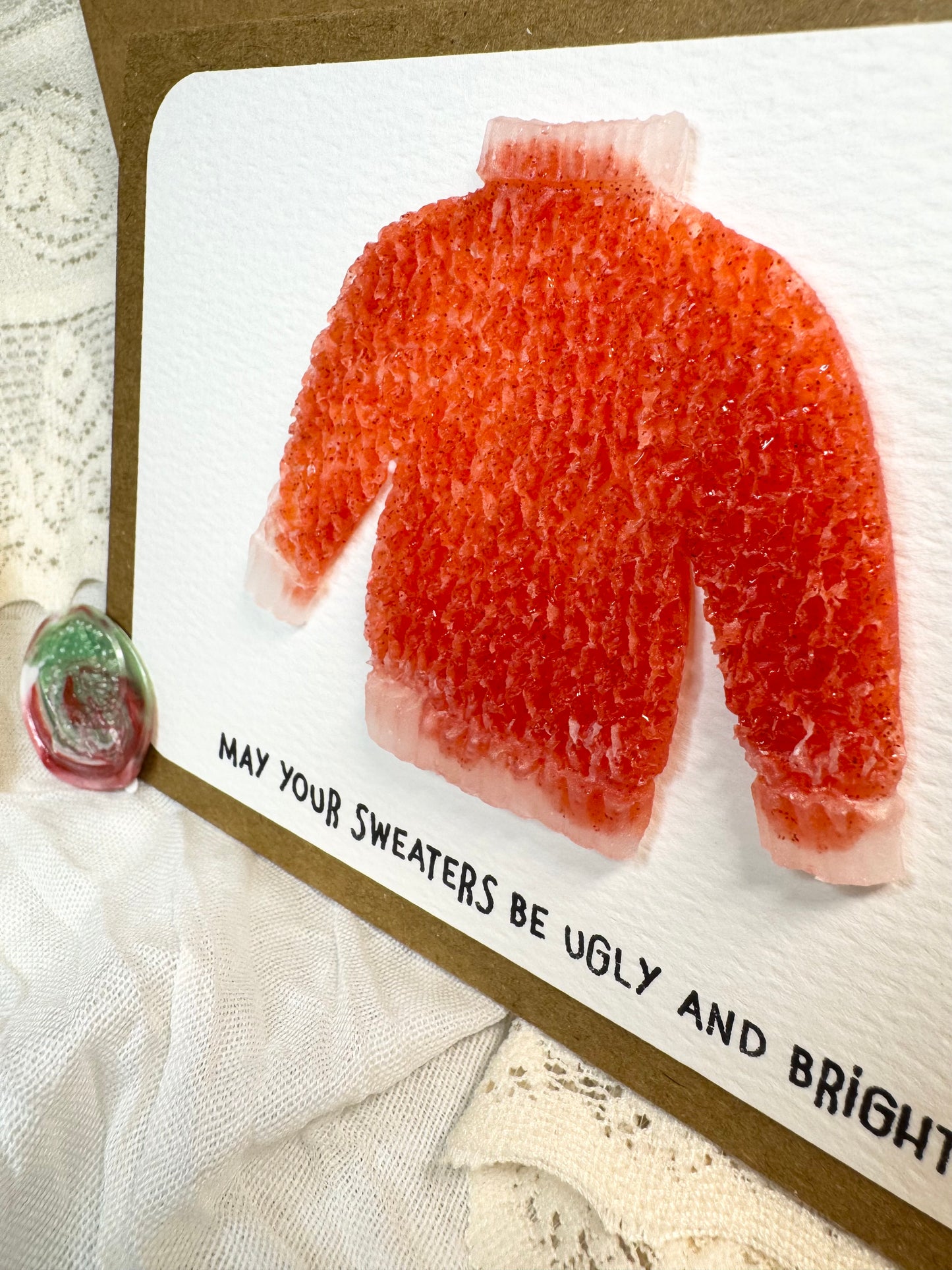 Sweater - “Ugly and Bright” Holiday - Card