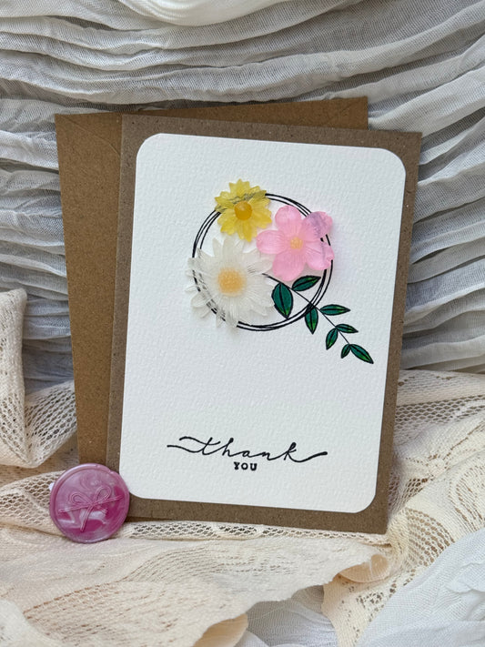 Floral Thank You Card