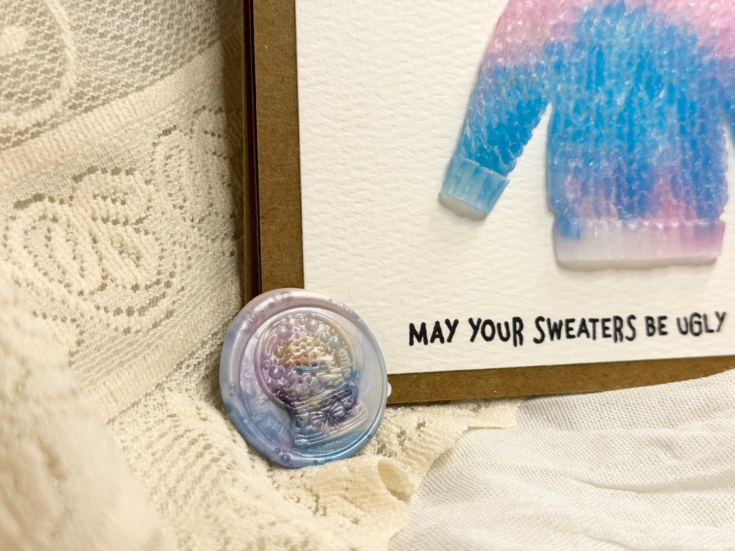 Sweater - “Ugly and Bright” Holiday - Card