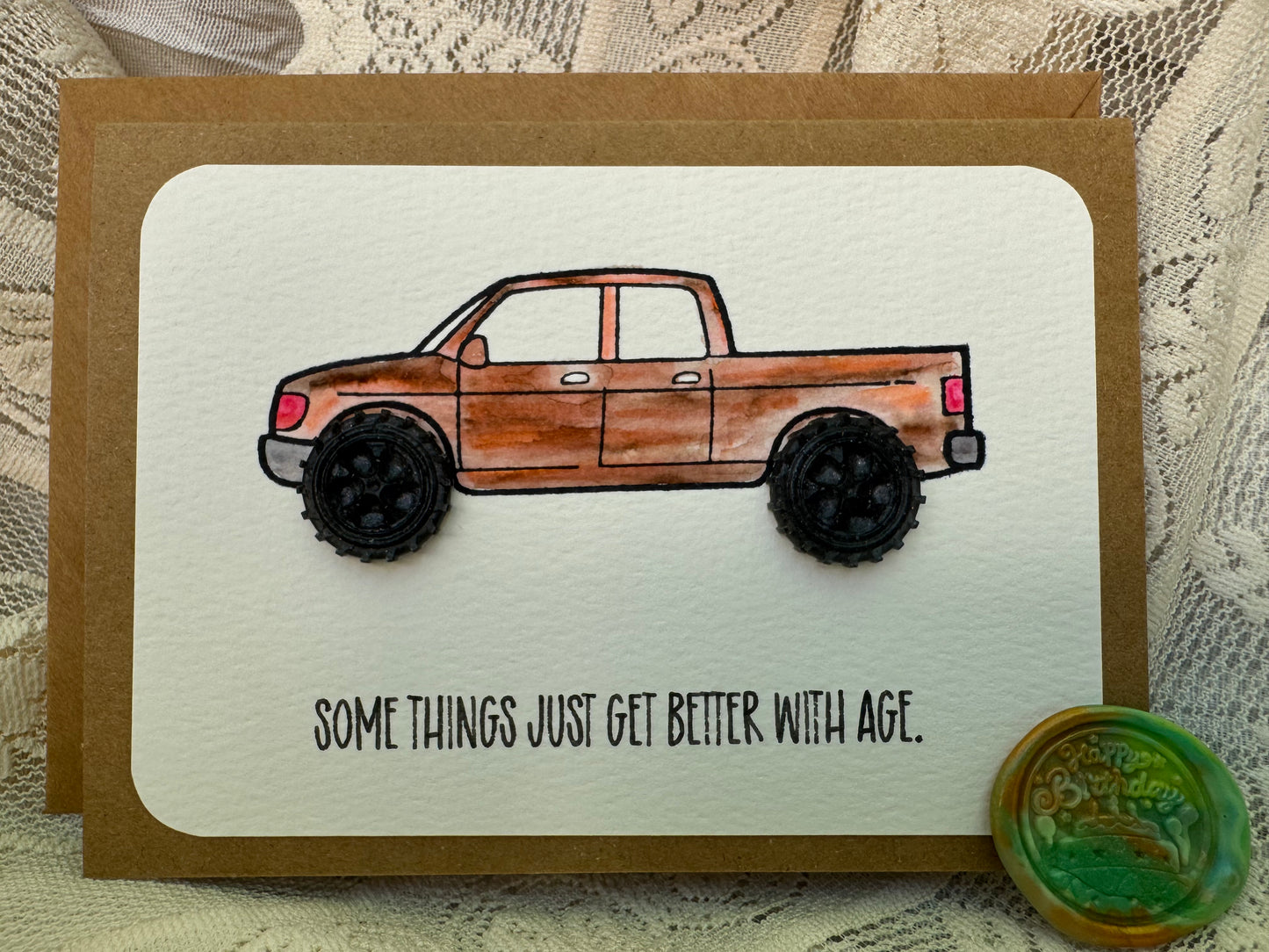 Birthday Card - Truck
