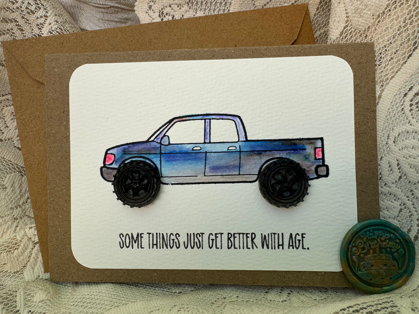 Birthday Card - Truck
