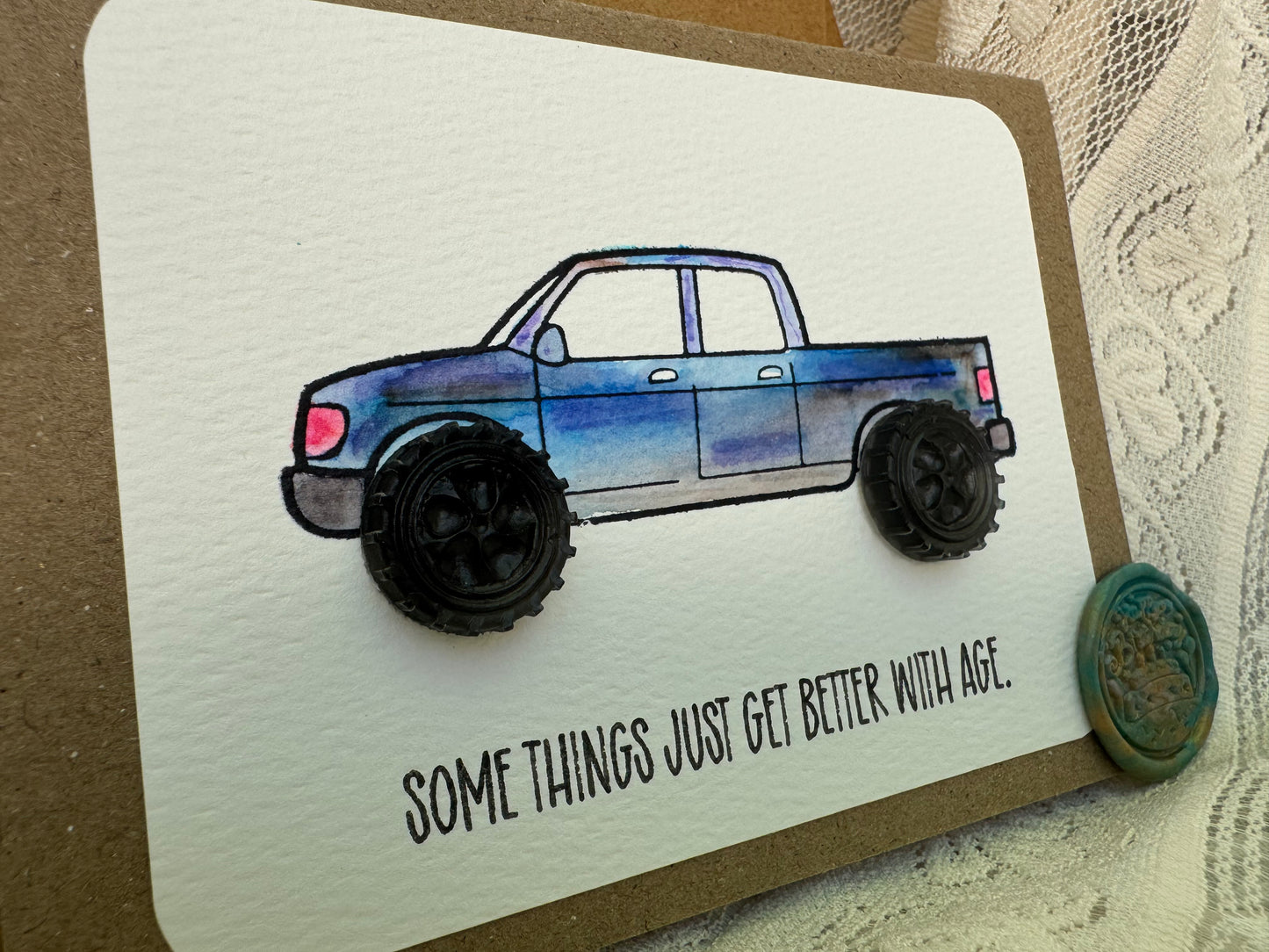 Birthday Card - Truck